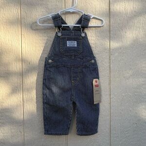 Levi's Striped Blue Overalls for Kids